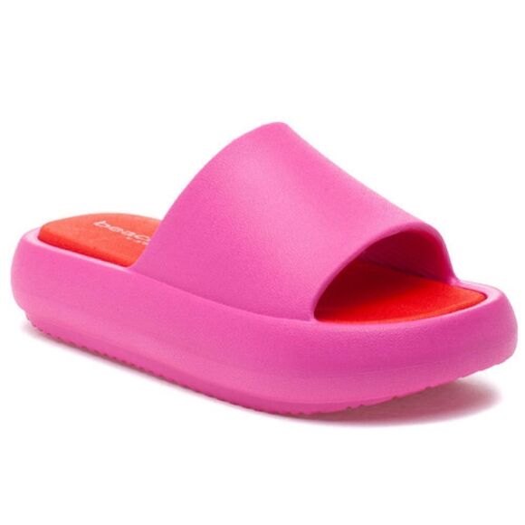 NIB Women's J/Slides Squish EVA Slide Fushia/Red - Picture 2 of 9